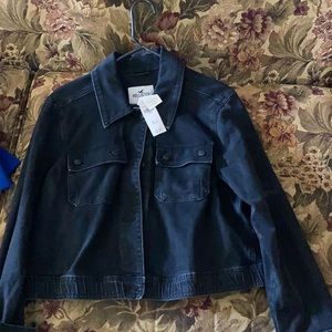 Hollister NEW cropped jean jacket